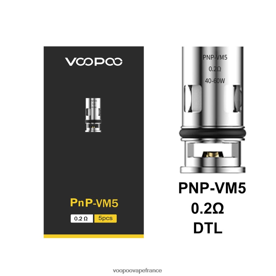 VOOPOO PNP bobines (5 pièces) pnp-c1 - VOOPOO vape Paris 4BXRH584