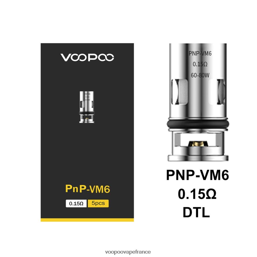 VOOPOO PNP bobines (5 pièces) pnp-c1 - VOOPOO vape Paris 4BXRH584