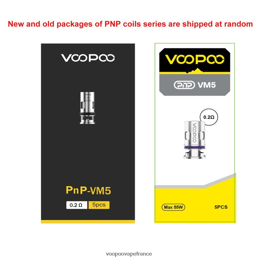 VOOPOO PNP bobines (5 pièces) pnp-c1 - VOOPOO vape Paris 4BXRH584