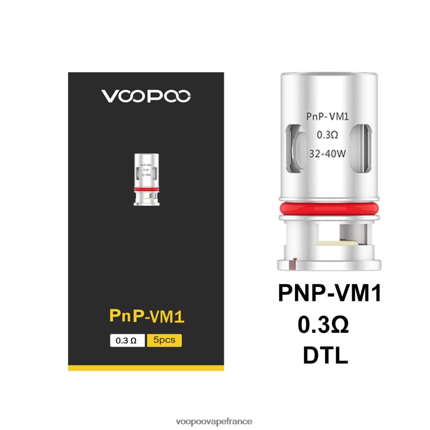 VOOPOO PNP bobines (5 pièces) pnp-c1 - VOOPOO vape Paris 4BXRH584