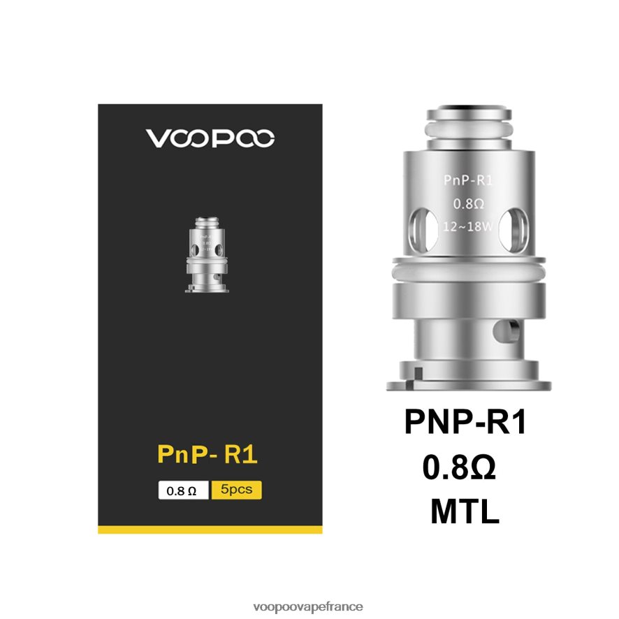 VOOPOO PNP bobines (5 pièces) pnp-r1 - VOOPOO prix France 4BXRH590