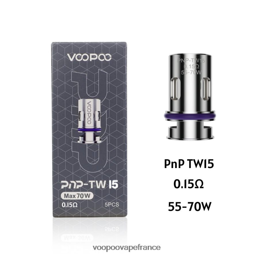 VOOPOO PNP bobines (5 pièces) pnp-tw15 - VOOPOO cigarette électronique 4BXRH601