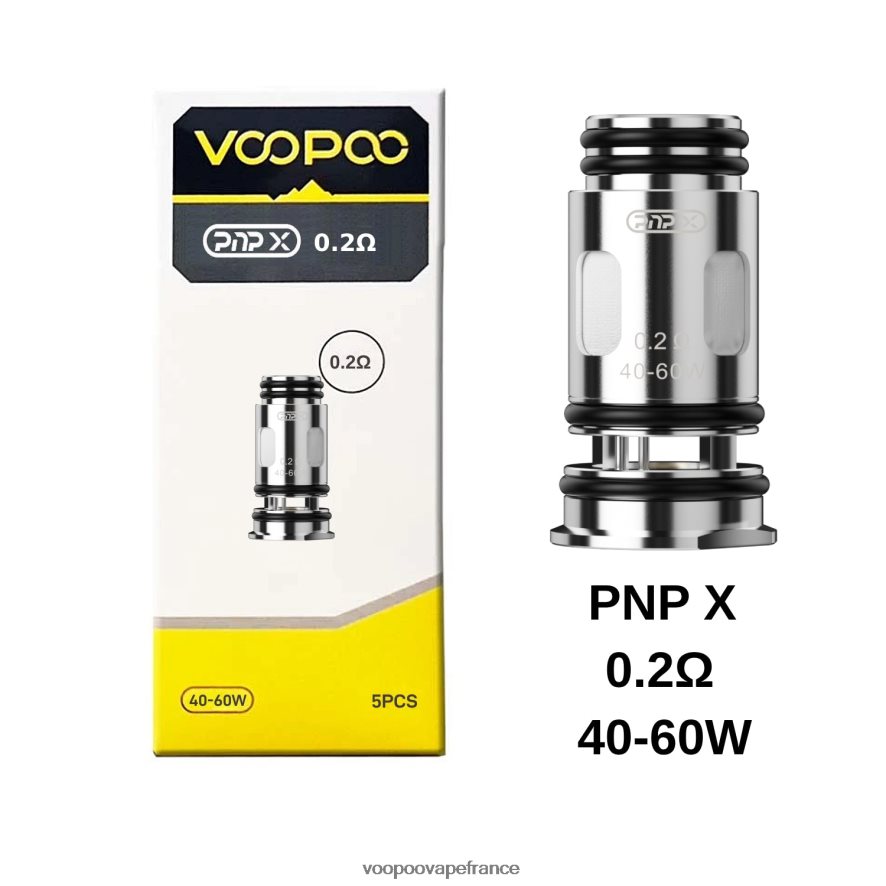 VOOPOO PNP bobines (5 pièces) pnp x 0,2 ohm - VOOPOO vape prix 4BXRH606