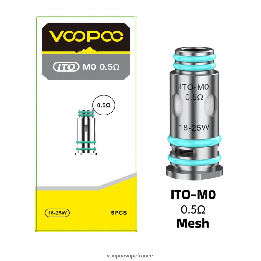 VOOPOO ITO bobines (5 pièces) ito-m0 - VOOPOO vape prix 4BXRH586