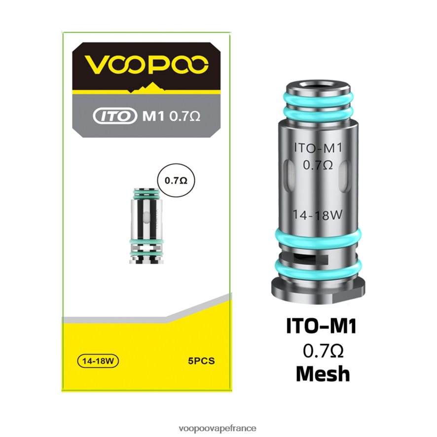 VOOPOO ITO bobines (5 pièces) ito-m1 - VOOPOO France 4BXRH612