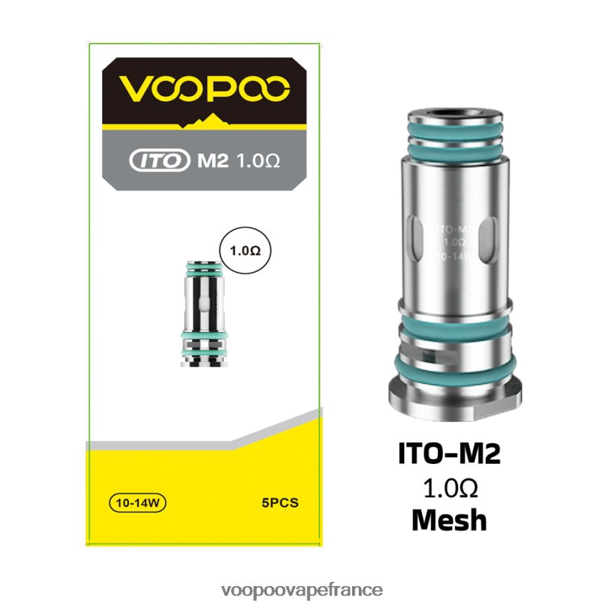VOOPOO ITO bobines (5 pièces) ito-m2 - VOOPOO vape France 4BXRH613