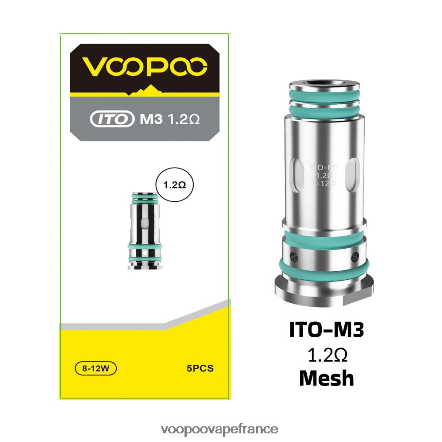 VOOPOO ITO bobines (5 pièces) ito-m3 - VOOPOO vape Paris 4BXRH614