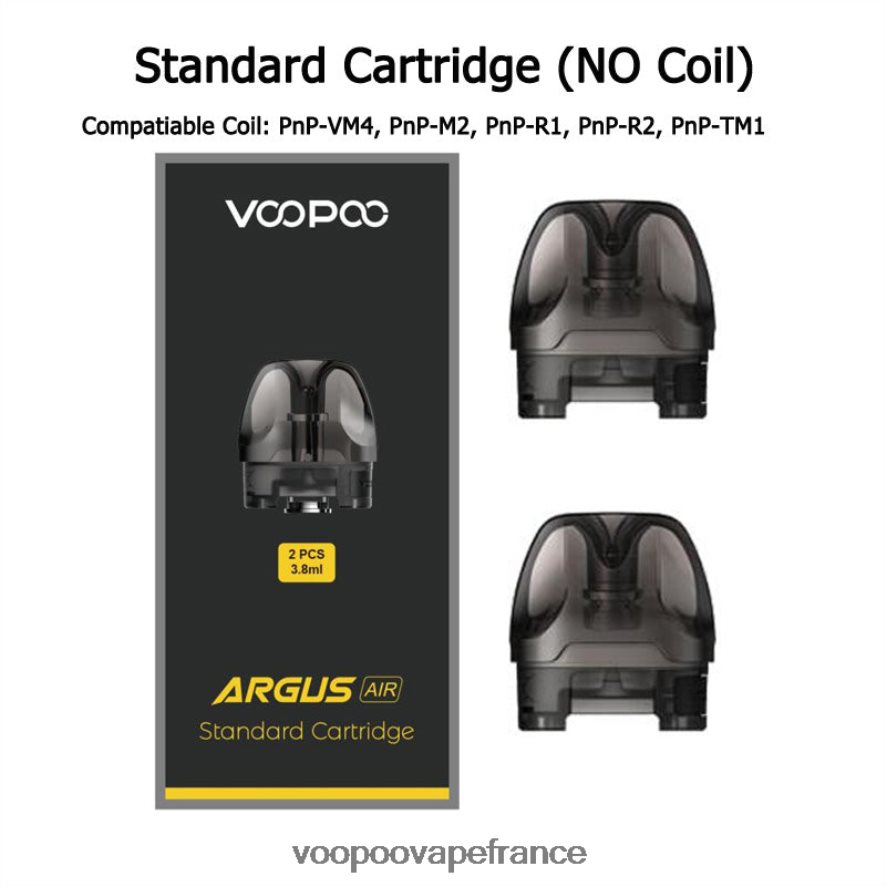 VOOPOO ARGUS AIR cartouche de dosettes (2 pièces) dosette standard (vide) - VOOPOO vape France 4BXRH513