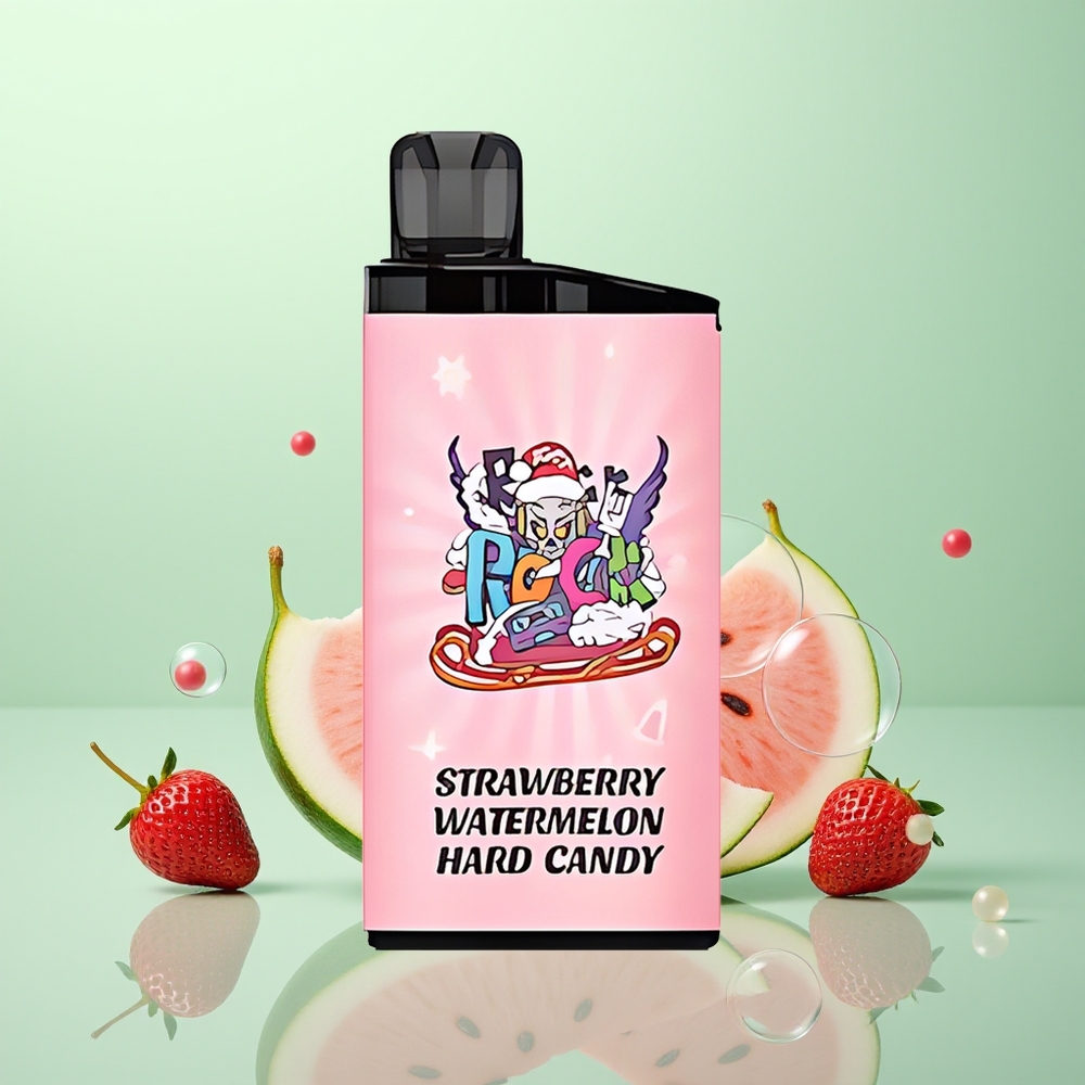 IGET Bar 3500 Bonbon Dur Fraise Pastèque avec Bobine Mesh 1,2 Ohm et Batterie 1400 mAh