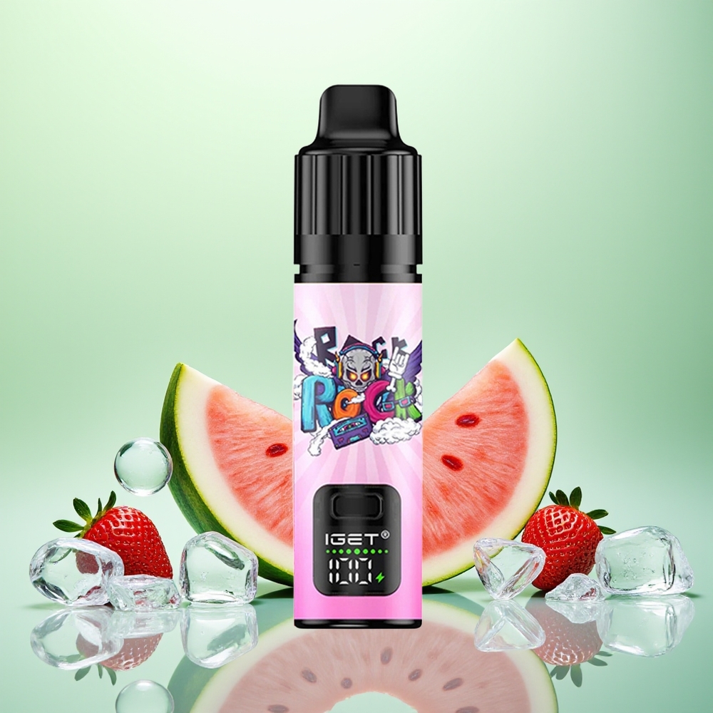 IGET BAR PLUS S3 POD 10000 Fraise Pastèque Glacée 5% 18 ml