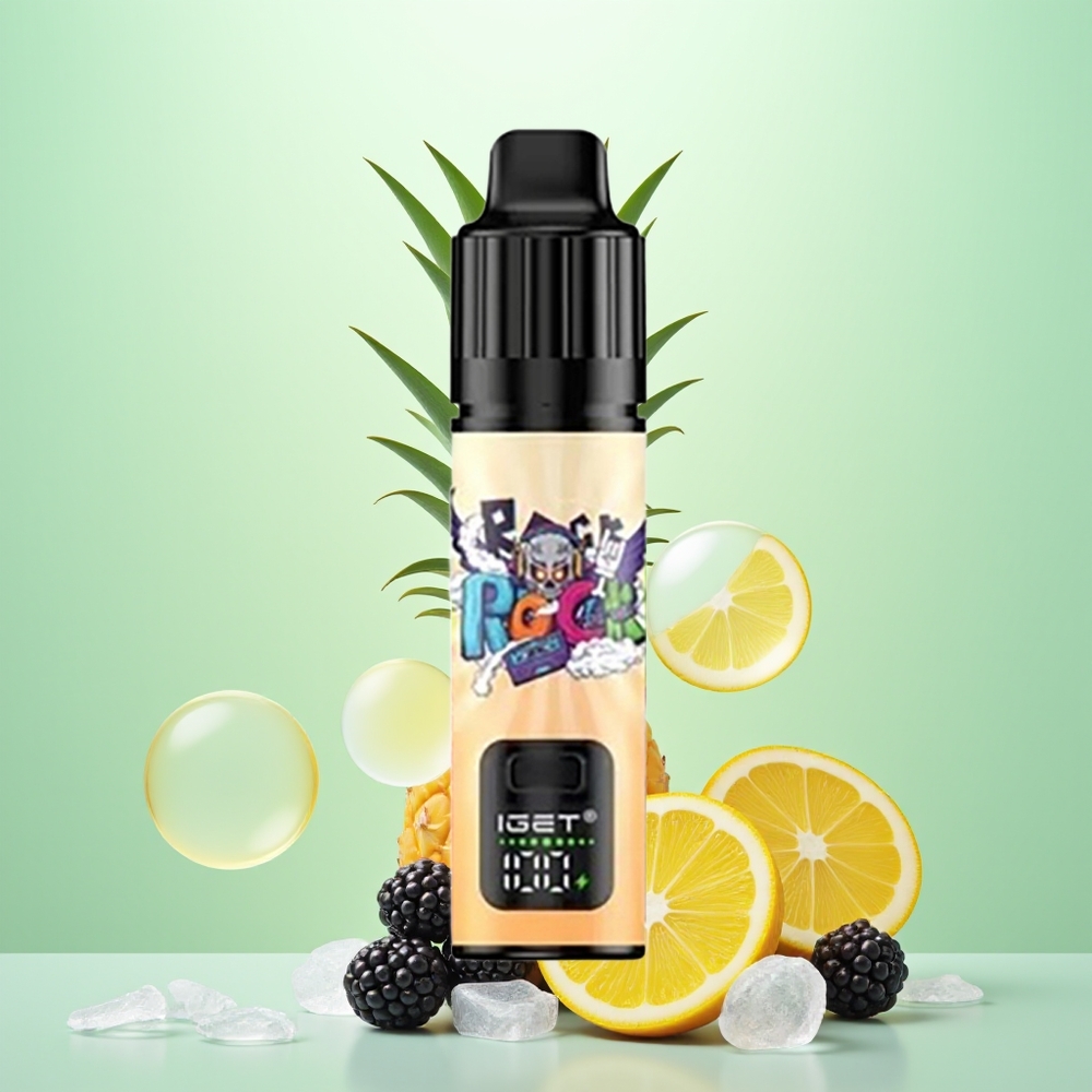 IGET BAR PLUS S3 POD 10000 Mûre Ananas Orange Barre Plus Rechargeable 18 ml