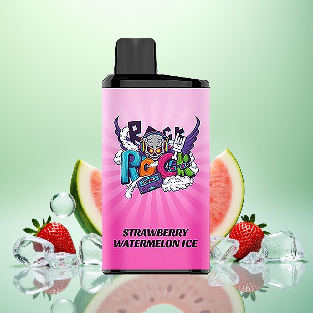 IGET Bar Pro 10000 Fraise Pastèque Glacée avec Batterie 2000 mAh et Coil Mesh 1.2 Ohm