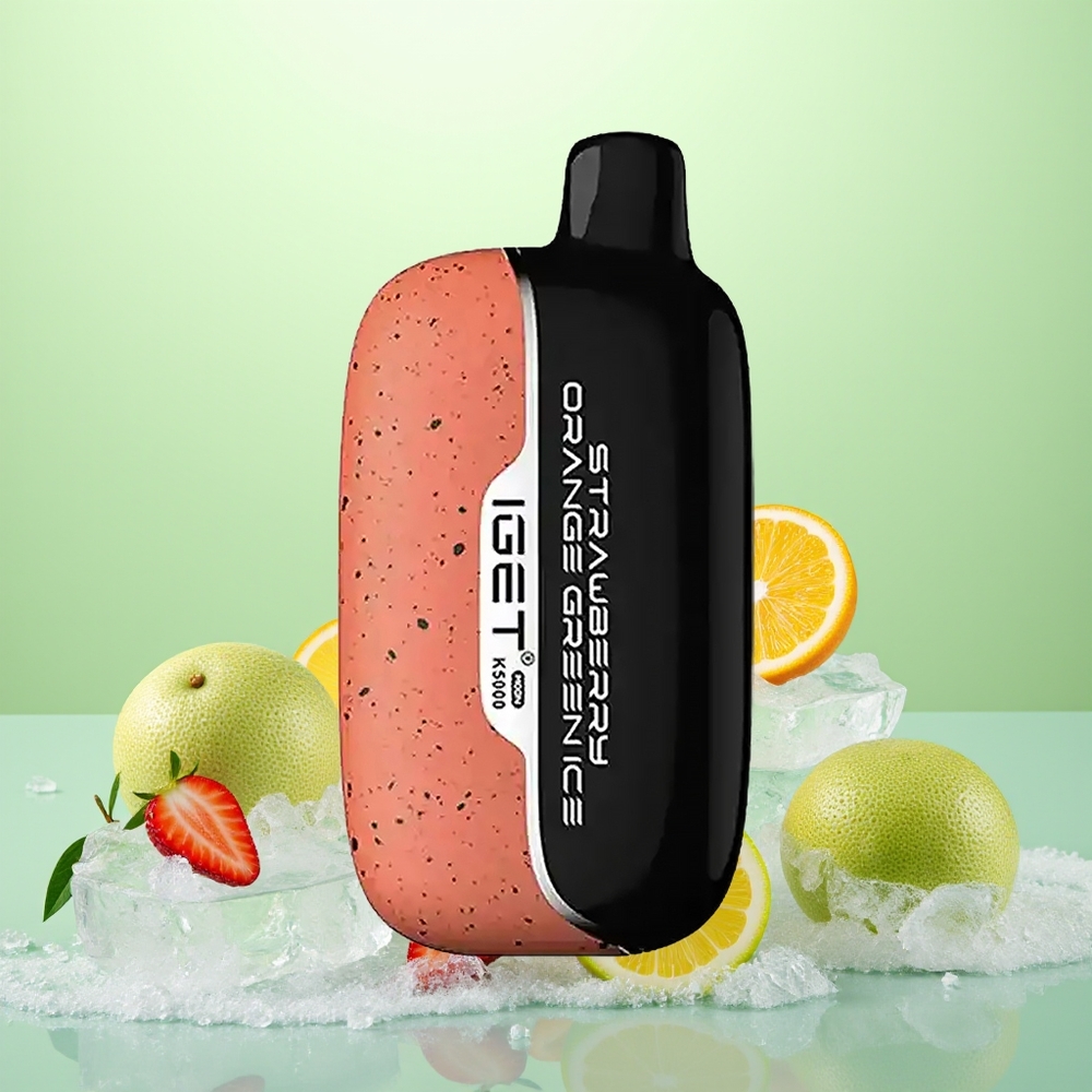 IGET Moon K5000 Fraise Orange Glace Verte 81.5g 1.35 Ohm