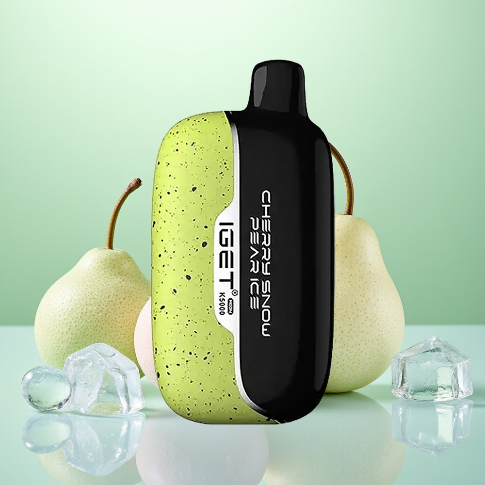 IGET Moon K5000 Poire Glacée Neigeuse Cerise avec PC et 1.35 Ohm