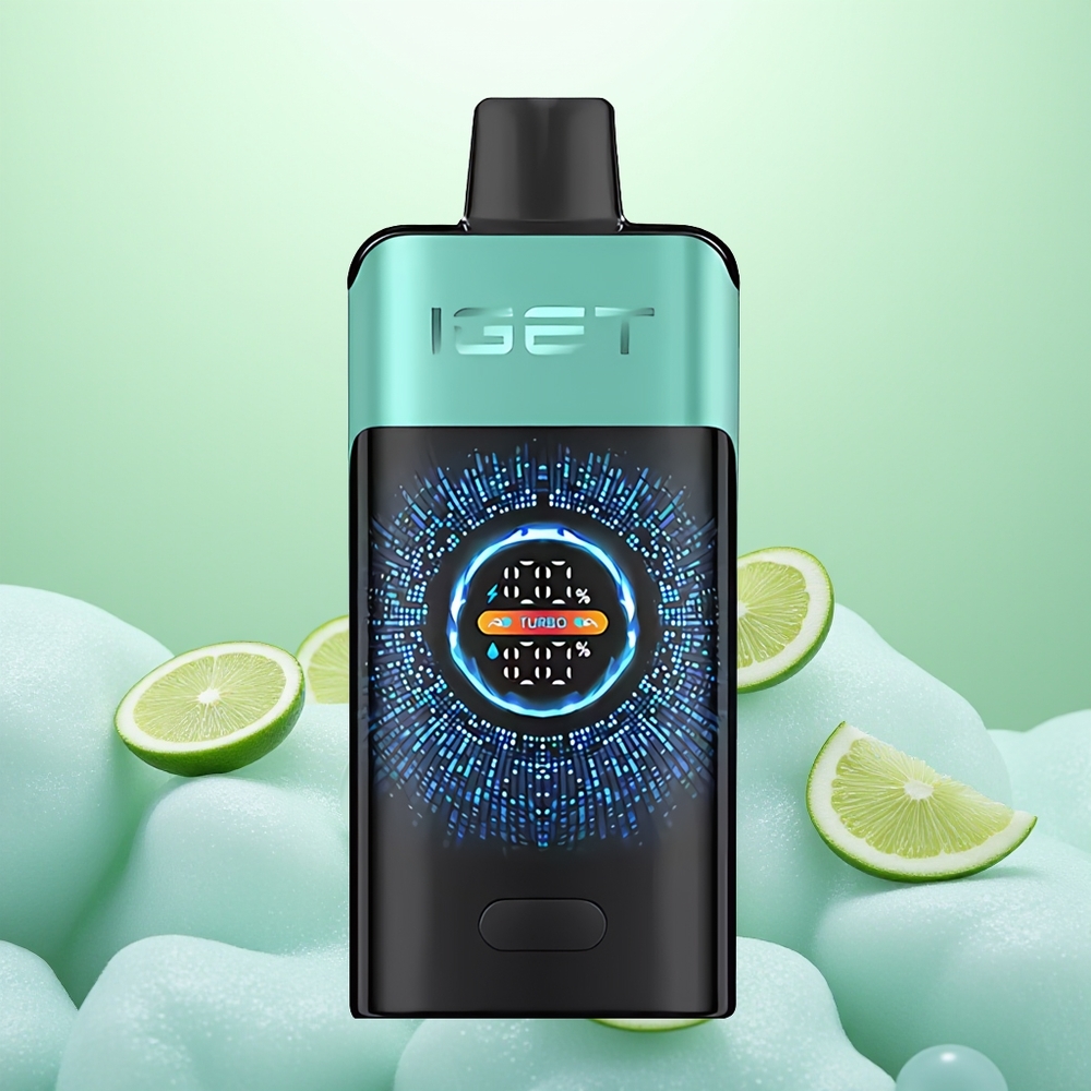 IGET ONE 12000 Glace Menthe Printanière Montagne - Double Mesh et Écran Courbé