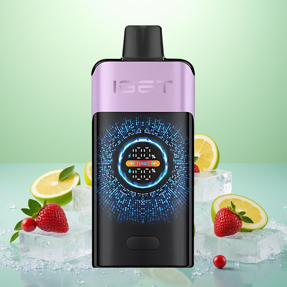 IGET ONE 12000 Glace aux Baies Mixtes avec Écran Courbé et Batterie 2700 mAh