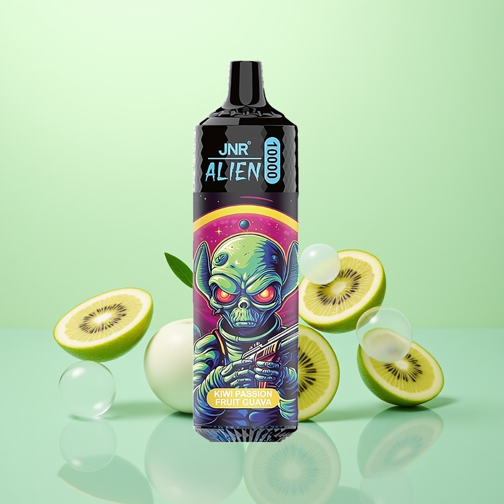 JNR Alien 10000 Kiwi Fruit de la Passion Goyave Batterie 850mAh LED RGB