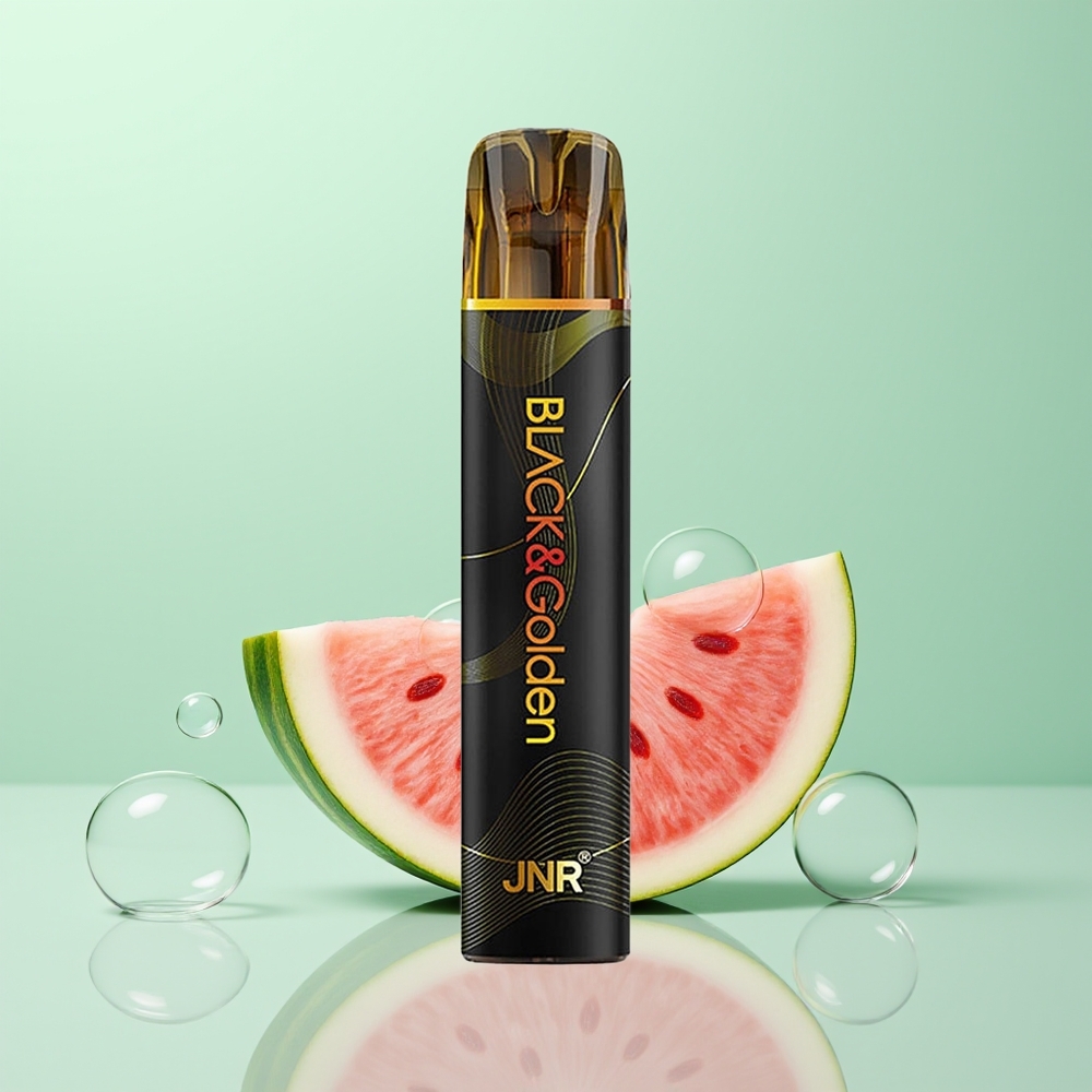 JNR Black&Golden 600+200 Chewing-Bulle Pastèque 550mAh 2% Nicotine