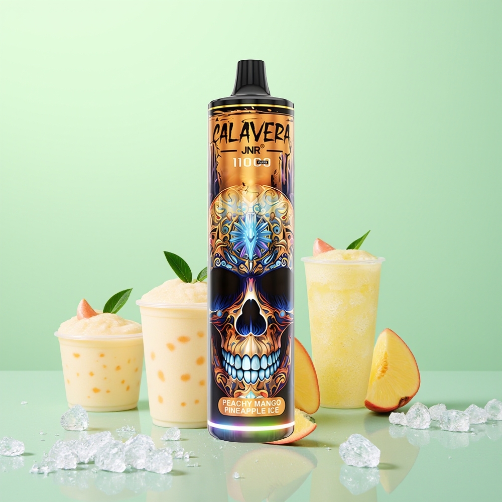 JNR Calavera 11000 Glace Pêche Mangue Ananas avec Port Type-C et Batterie 850 mAh