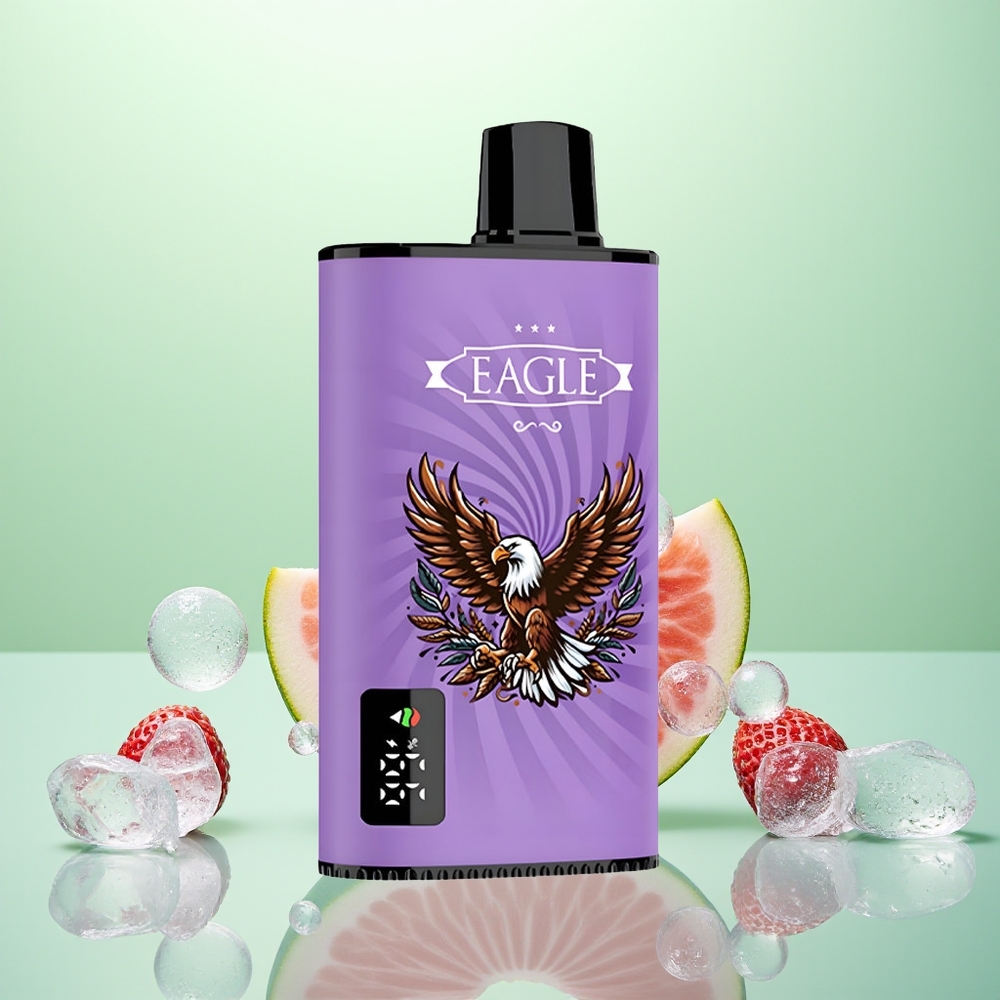 JNR EAGLE Smart 23000 Glace à la Fraise avec Écran Numérique et Bobine Mesh 1.0ohm