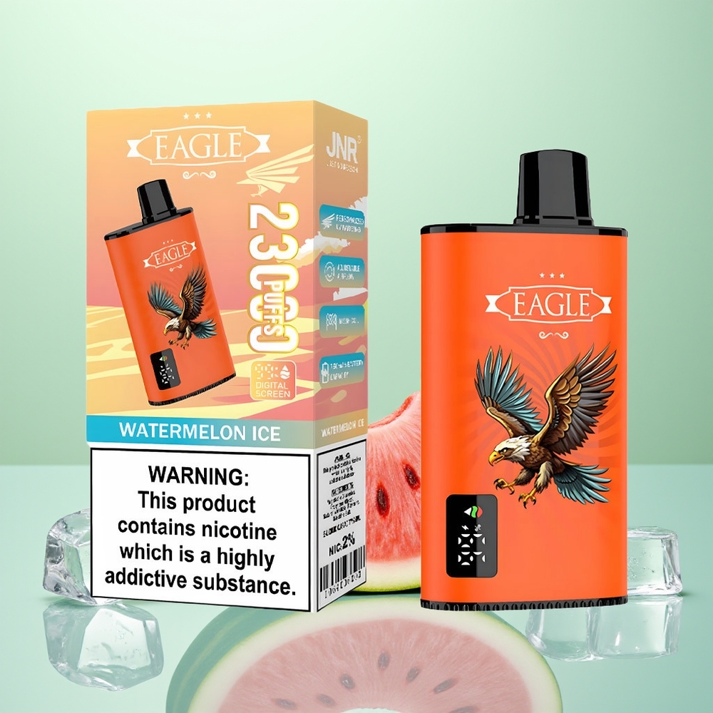 JNR EAGLE Smart 23000 Glace à la Pastèque avec Écran Numérique et Bobine Mesh 1.0ohm