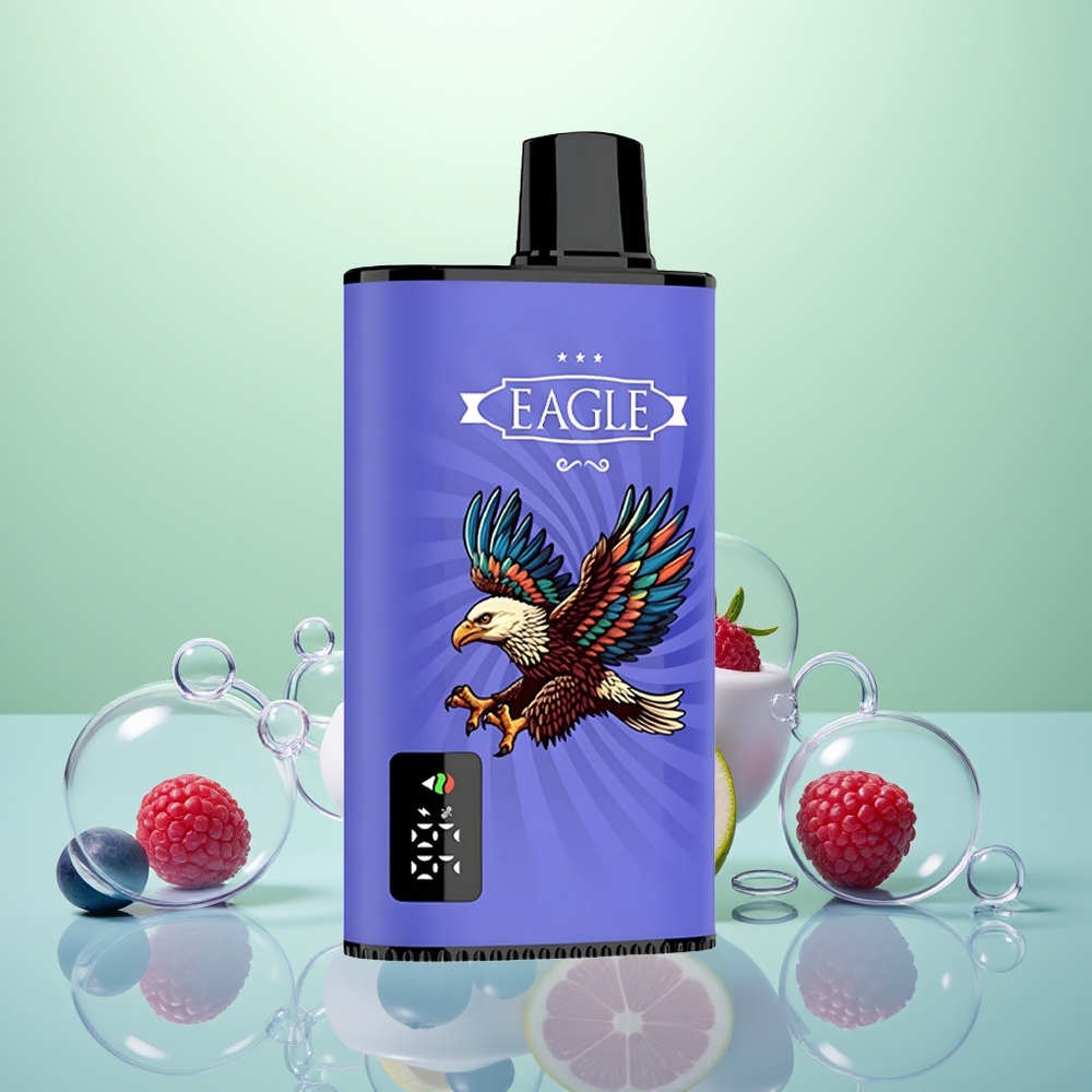JNR EAGLE Smart 23000 Myrtille Framboise Cerise Écran Numérique Batterie 750mAh
