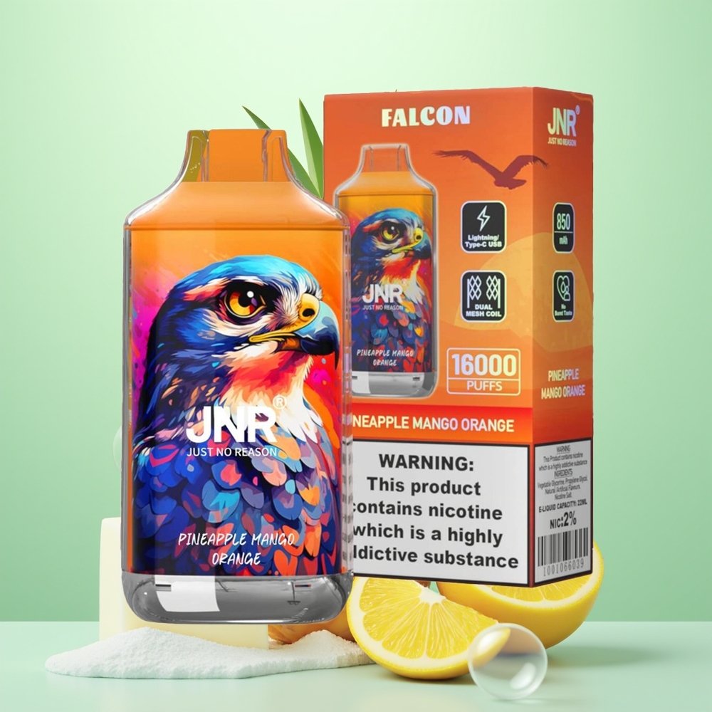 JNR Falcon 16000 Ananas Mangue Orange Dual Mesh 850mAh