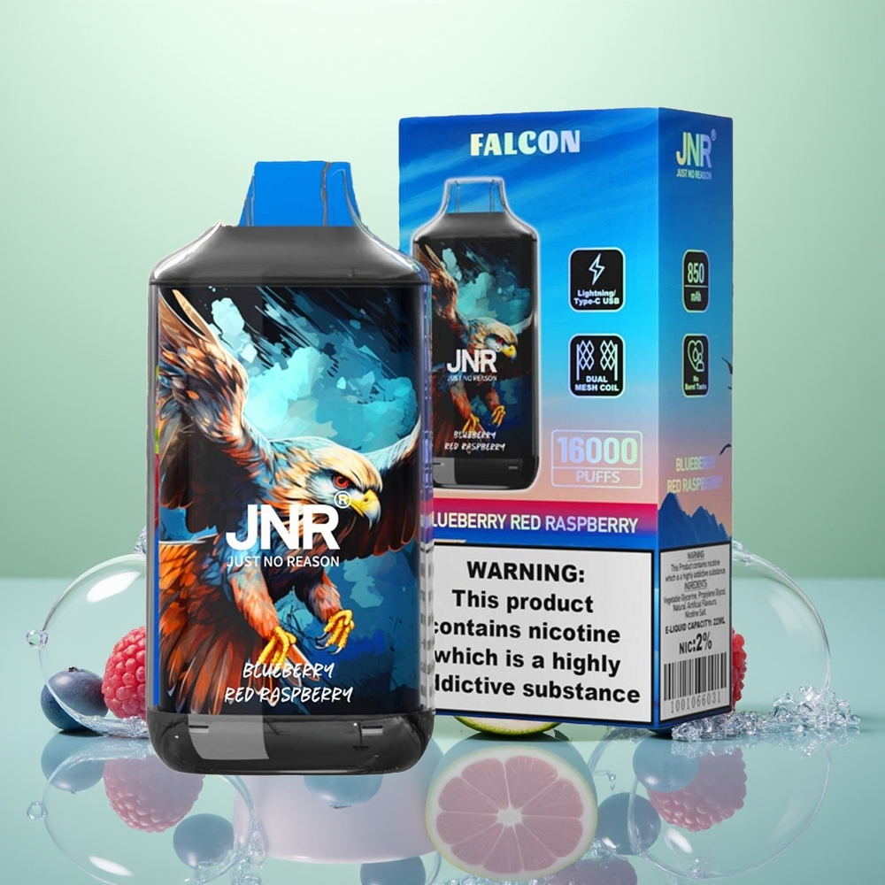 JNR Falcon 16000 Framboise Rouge Myrtille 850 mAh 22ml