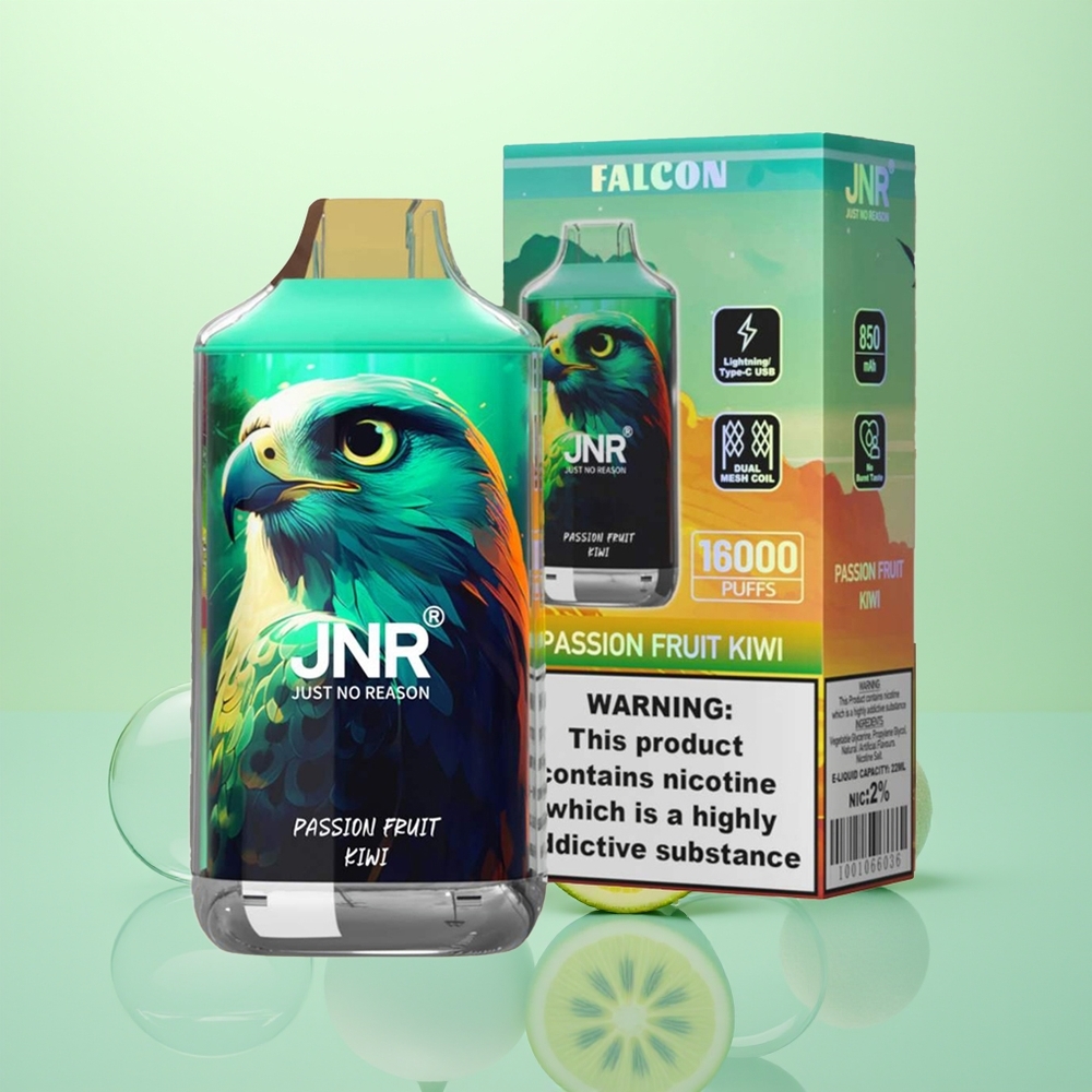 JNR Falcon 16000 Fruit de la Passion Kiwi 850 mAh Dual Mesh