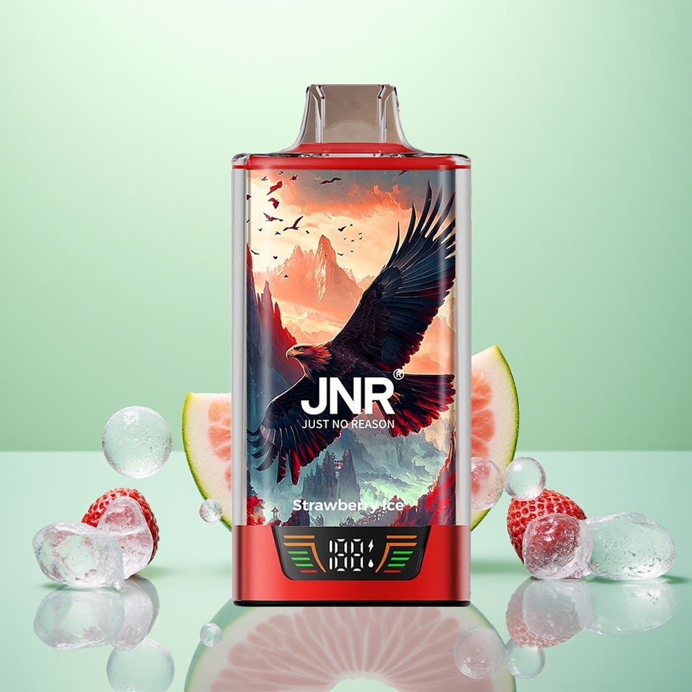 JNR Falcon Pro 28000 Glace à la Fraise 30ml 950mAh