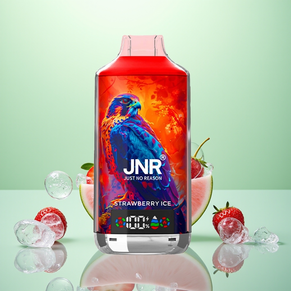 JNR Falcon X 18000 Glace à la Fraise Dual Mesh 24ml 750mAh
