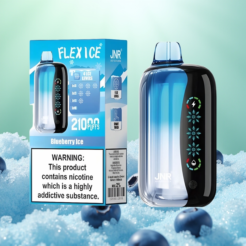 JNR Flex Ice 21000 Glace Myrtille Électrique Dual Mesh