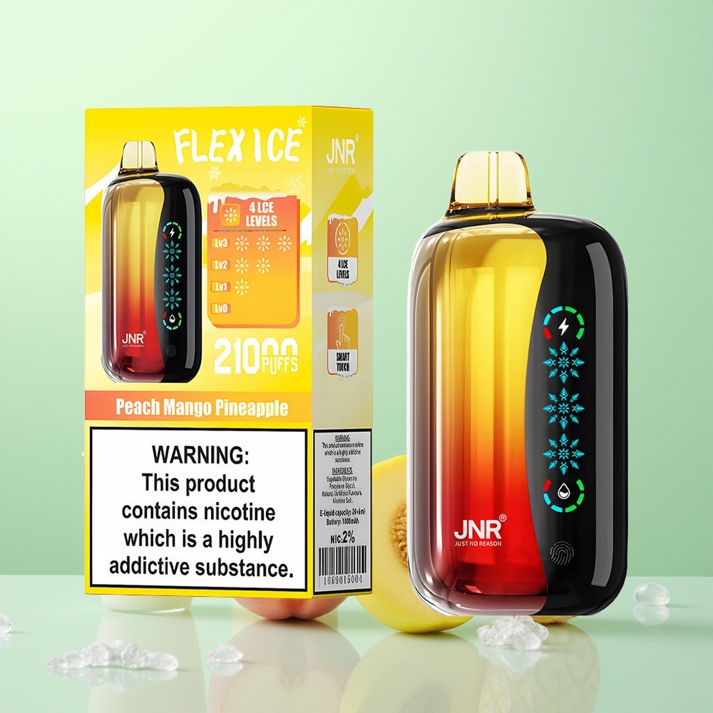 JNR Flex Ice 21000 Pêche Mangue Ananas Glace Réglable Dual Mesh