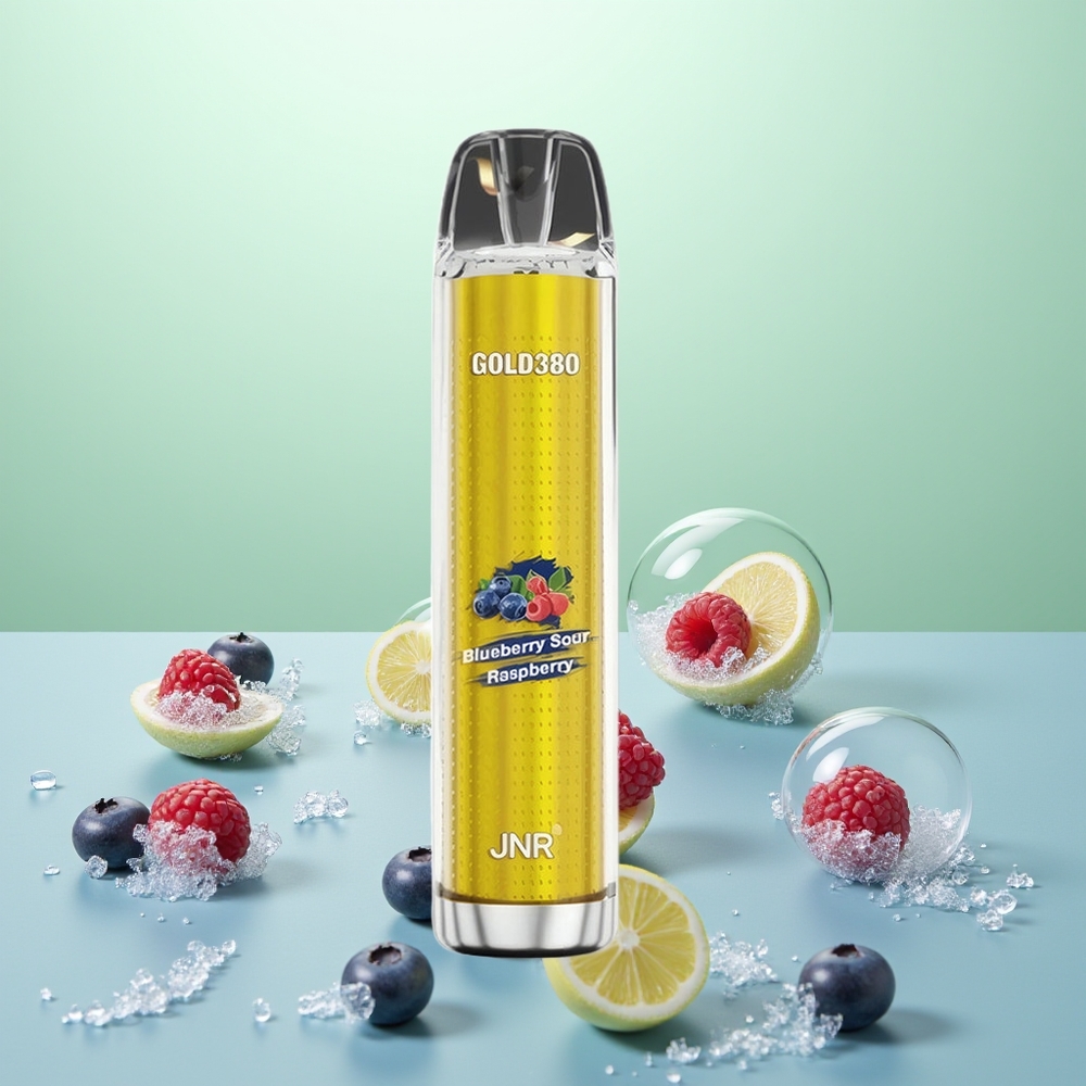 JNR Gold380 6000 Framboise Acidulée Myrtille 1500mAh 1.0ohm