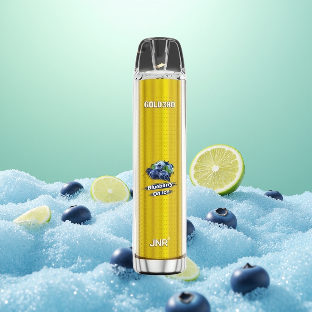 JNR Gold380 6000 Myrtille Sur Glace avec 1500mAh et 1.0ohm Mesh