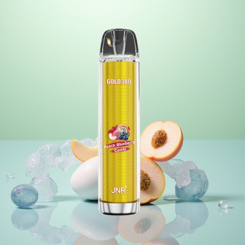 JNR Gold380 6000 Pêche Myrtille 1500mAh 1.0ohm
