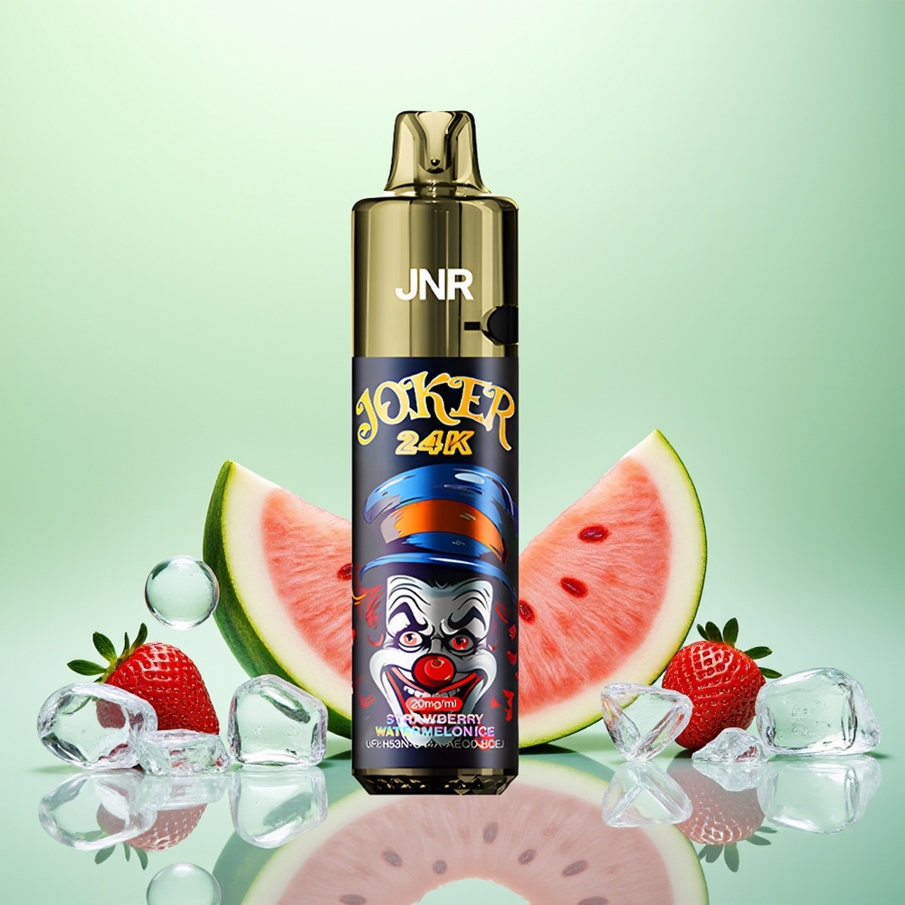 JNR Joker 24K Fraise Pastèque Glace avec Batterie 800mAh et Recharge Type-C