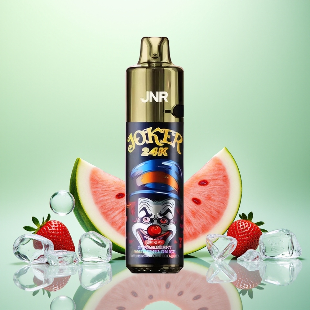 JNR Joker 24K Fraise Pastèque Glace avec Batterie 800mAh et Recharge Type-C