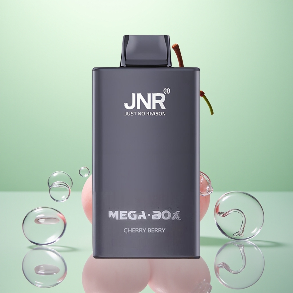 JNR Mega Box 25000 Baie Cerise Dual Charge Rapide 30ml