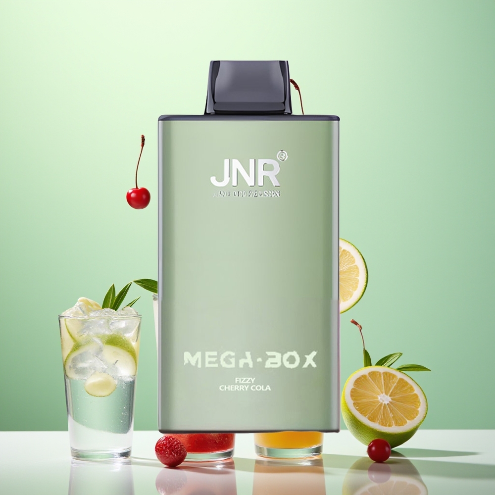 JNR Mega Box 25000 Cola Cerise Pétillante 30ml Dual Mesh