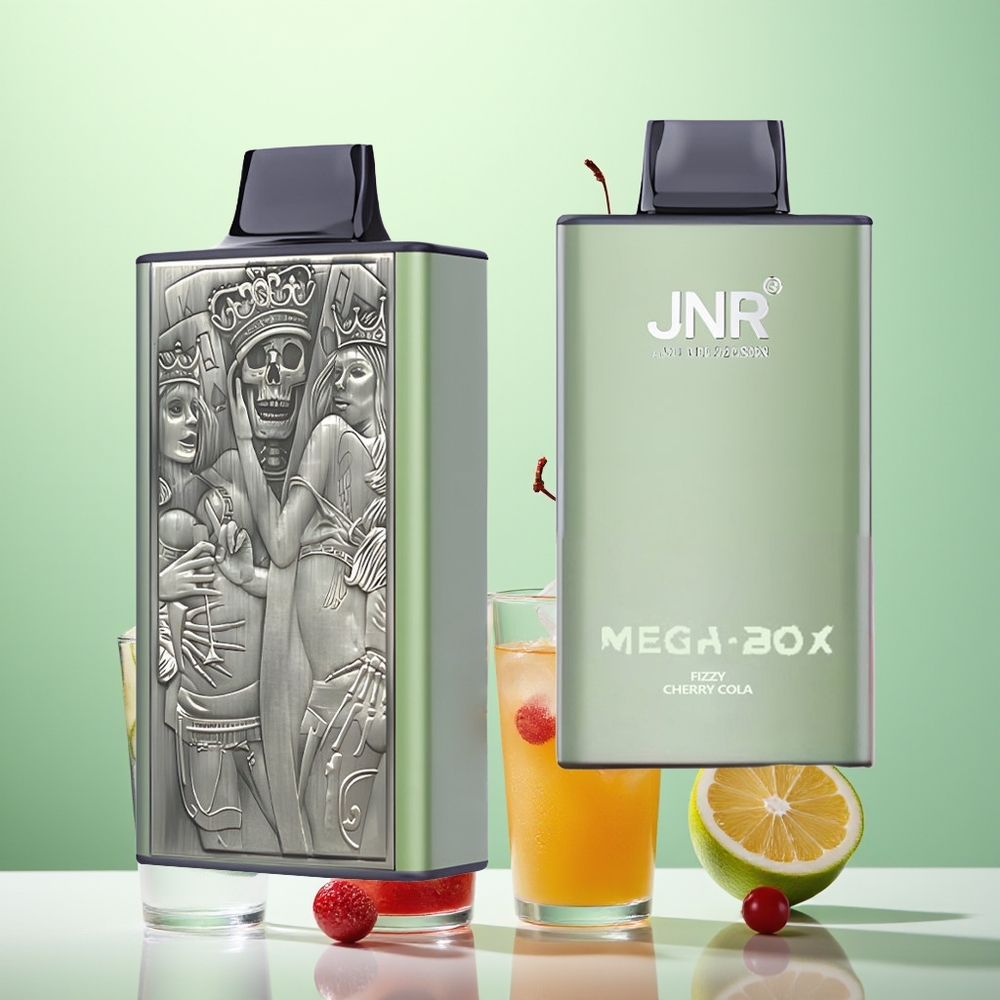 JNR Mega Box 25000 Cola Cerise Pétillante 30ml Dual Mesh