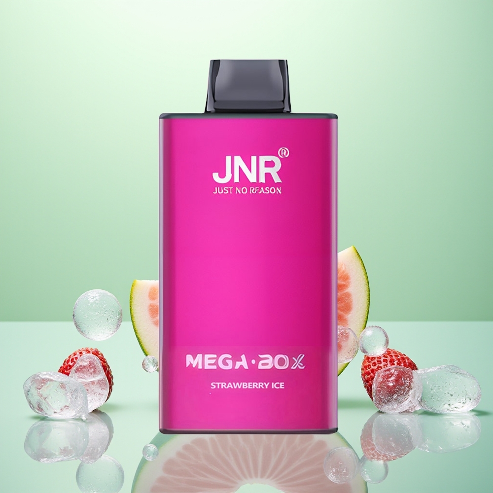 JNR Mega Box 25000 Glace à la Fraise Dual Core 30ml