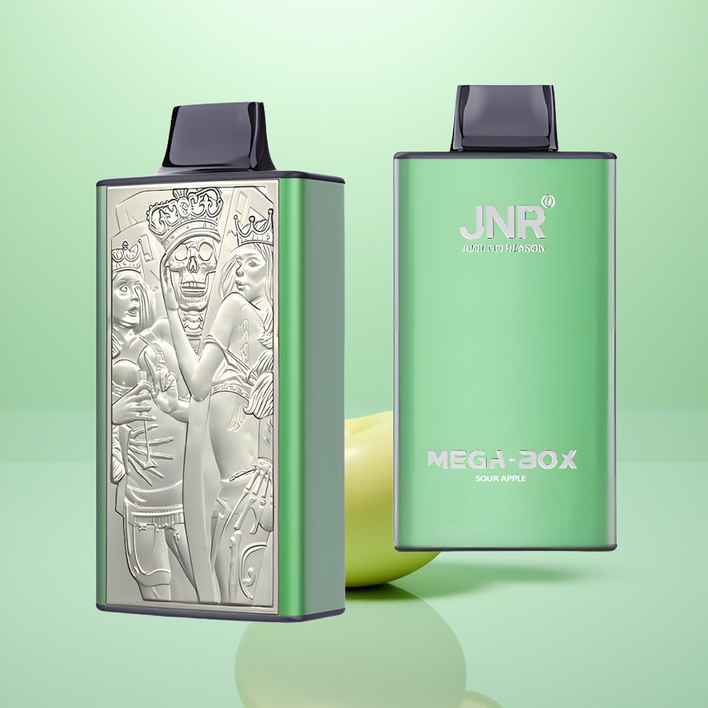 JNR Mega Box 25000 Pomme Acidulée Dual Mesh 30ml