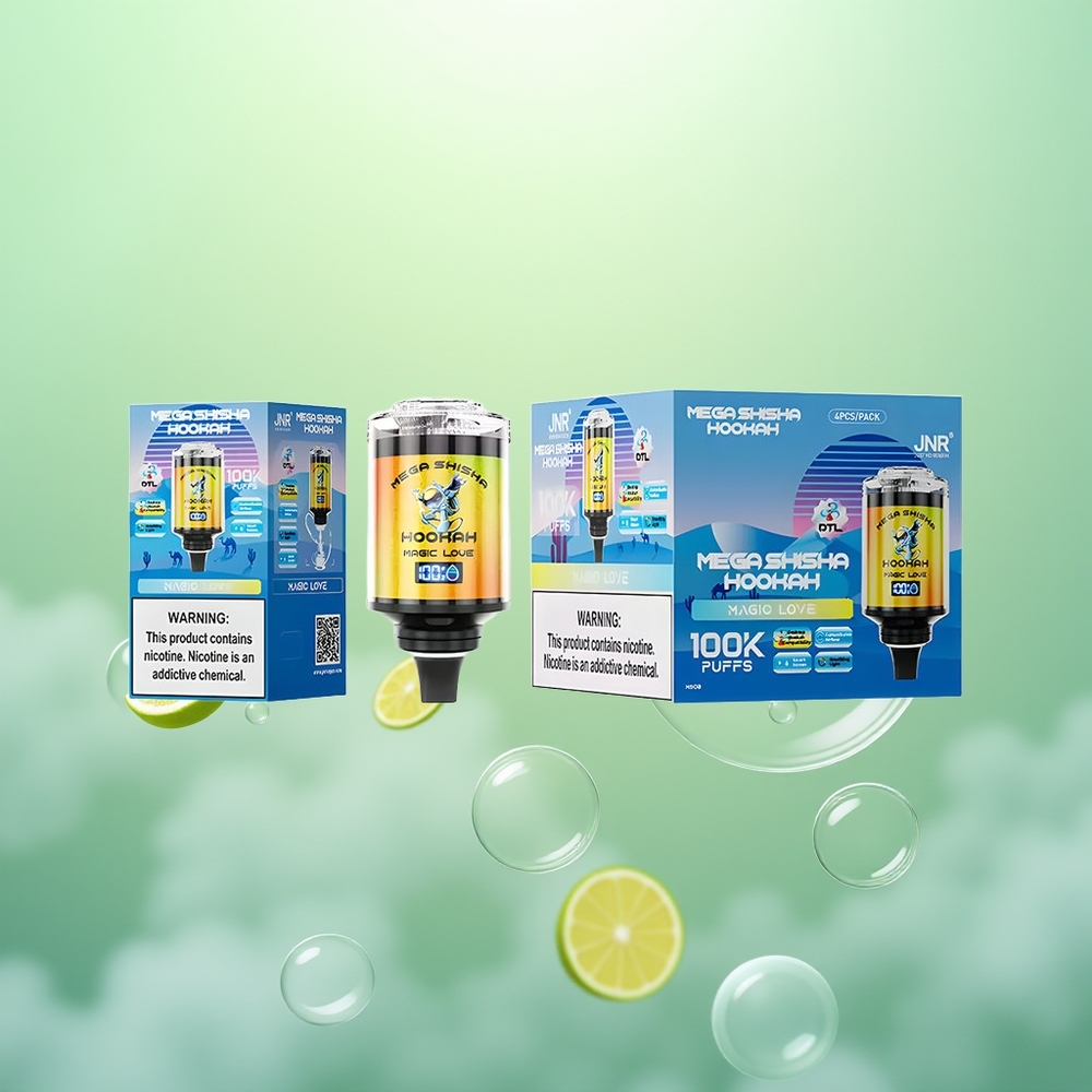 JNR Mega Shisha Hookah 100K Amour Magique Lumière Interactive Écran Intelligent