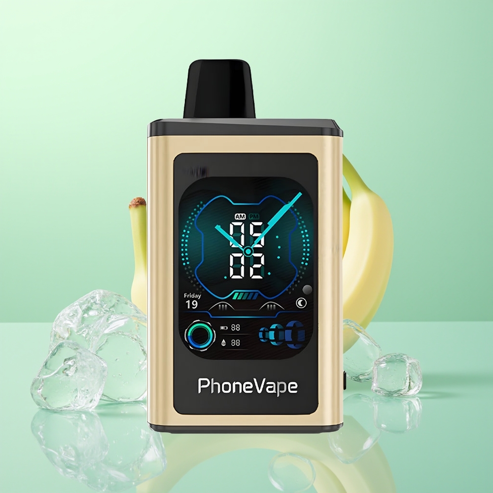 JNR PhoneVape 30000 Glace Banane Turbo Rechargeable