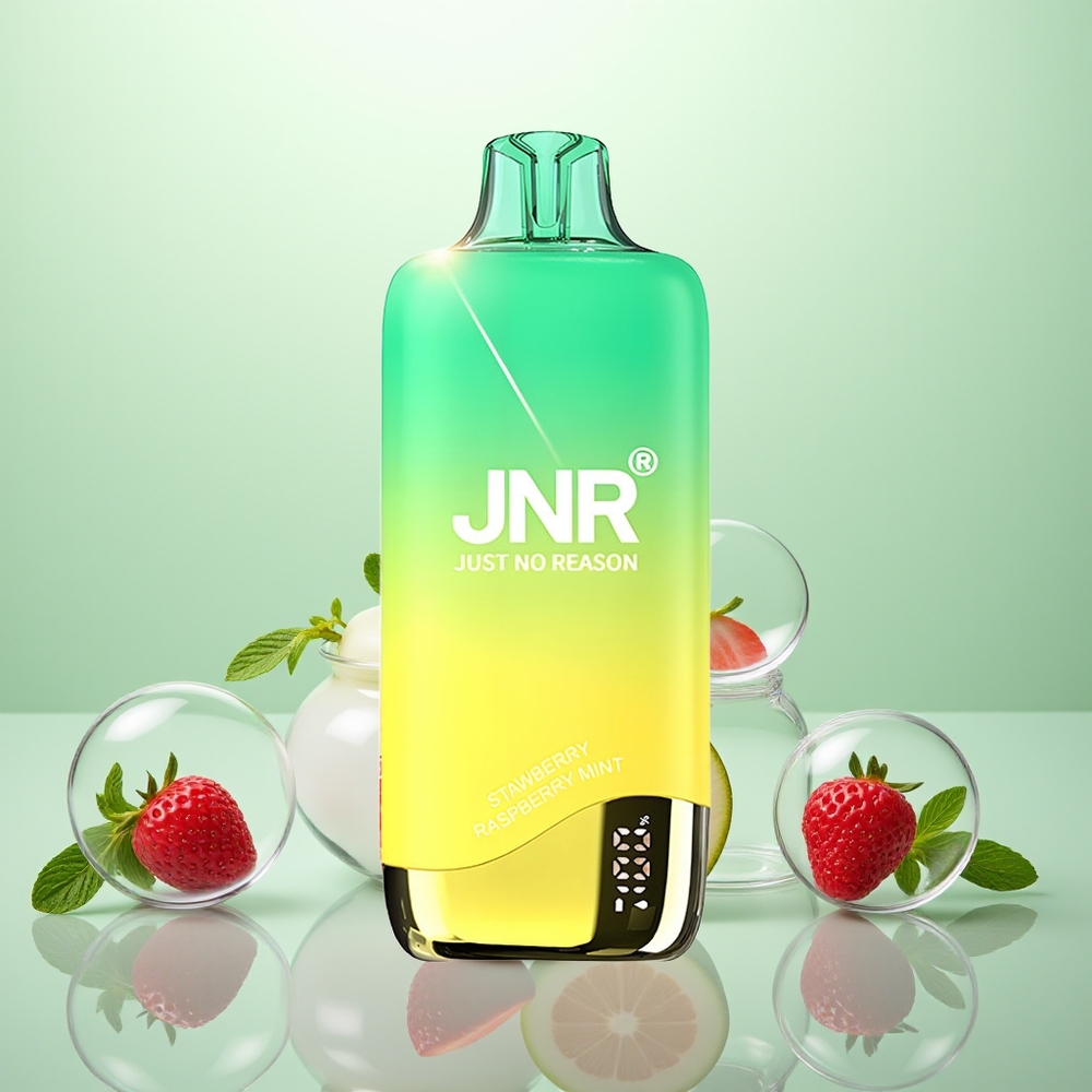 JNR Rainbow 10500 Fraise Framboise Menthe avec Batterie 600mAh et Réservoir 18ml
