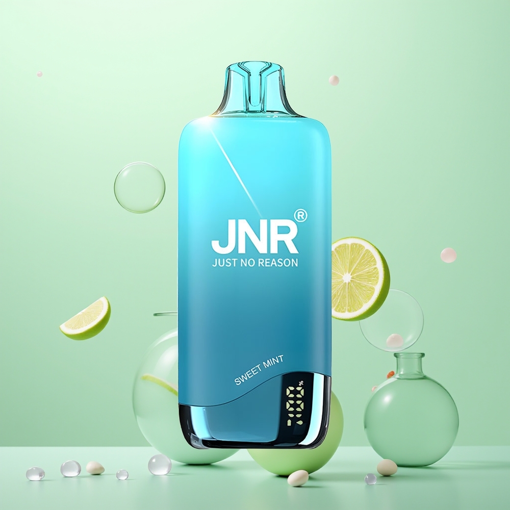 JNR Rainbow 10500 Menthe Douce avec Batterie 600mAh et Réservoir 18ml
