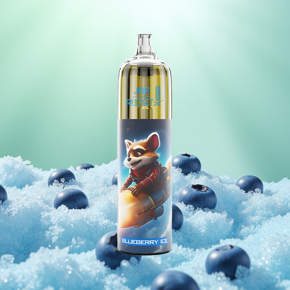 JNR Rocket-X 12400 Glace Myrtille avec Flux d'Air Réglable et Lumières RVB