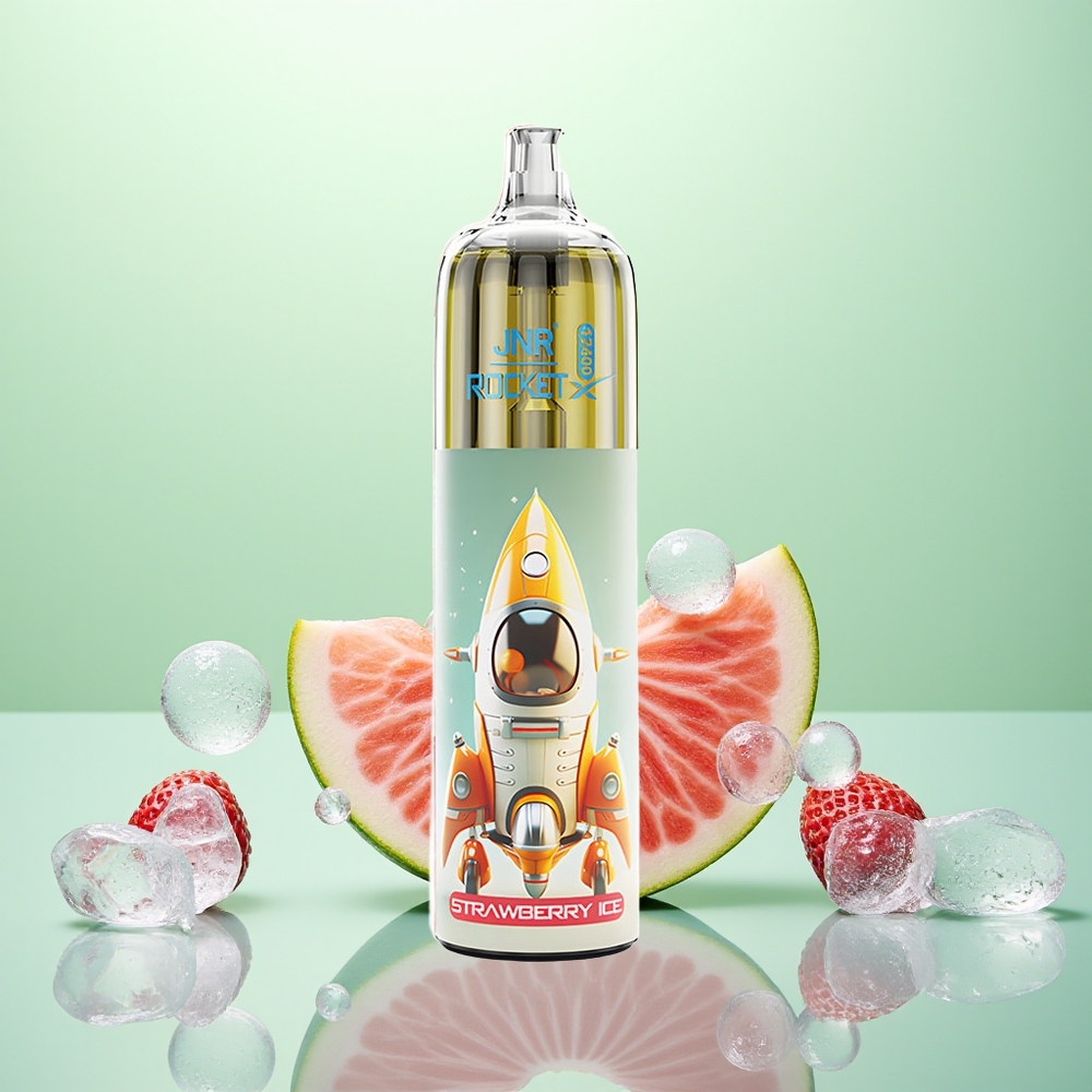 JNR Rocket-X 12400 Glace à la Fraise avec Airflow Réglable et Batterie 850mAh