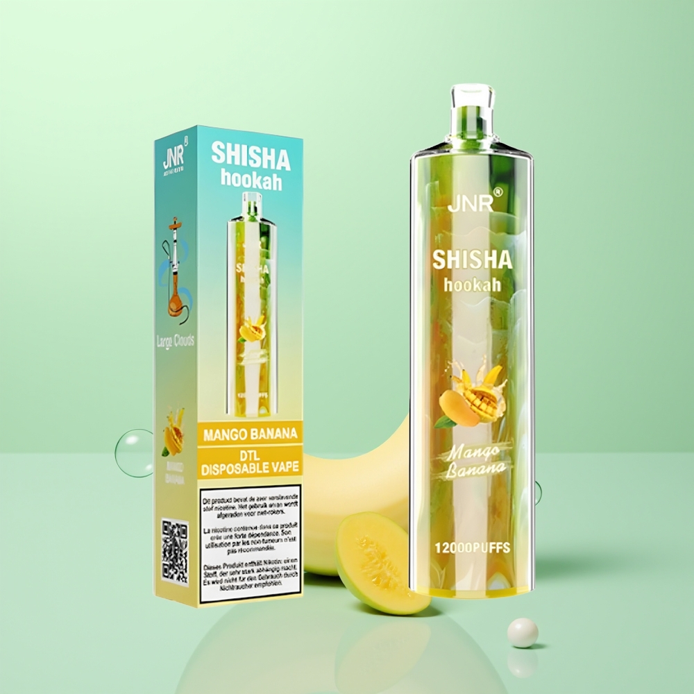 JNR Shisha Hookah 12000 Mangue Banane 750mAh Type-C